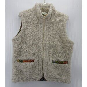Orvis Jacket Medium Vest Coat Plush Fleece Fuzzy Outdoor Full Zip
